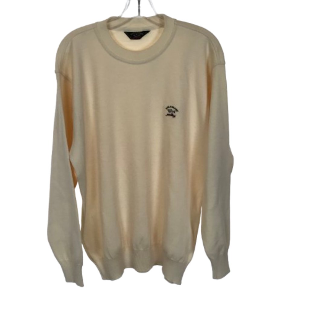 Mens Size Xl Paul & Shark Yachting Italian Wool Blend Pullover Knit Sweater